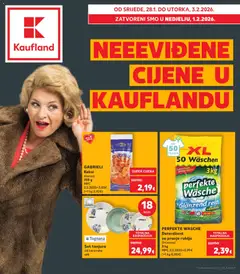 Neevidene cijene Kaufland - Pregled kataloga iz trgovine Kaufland, vrijedi od 28.01.2026