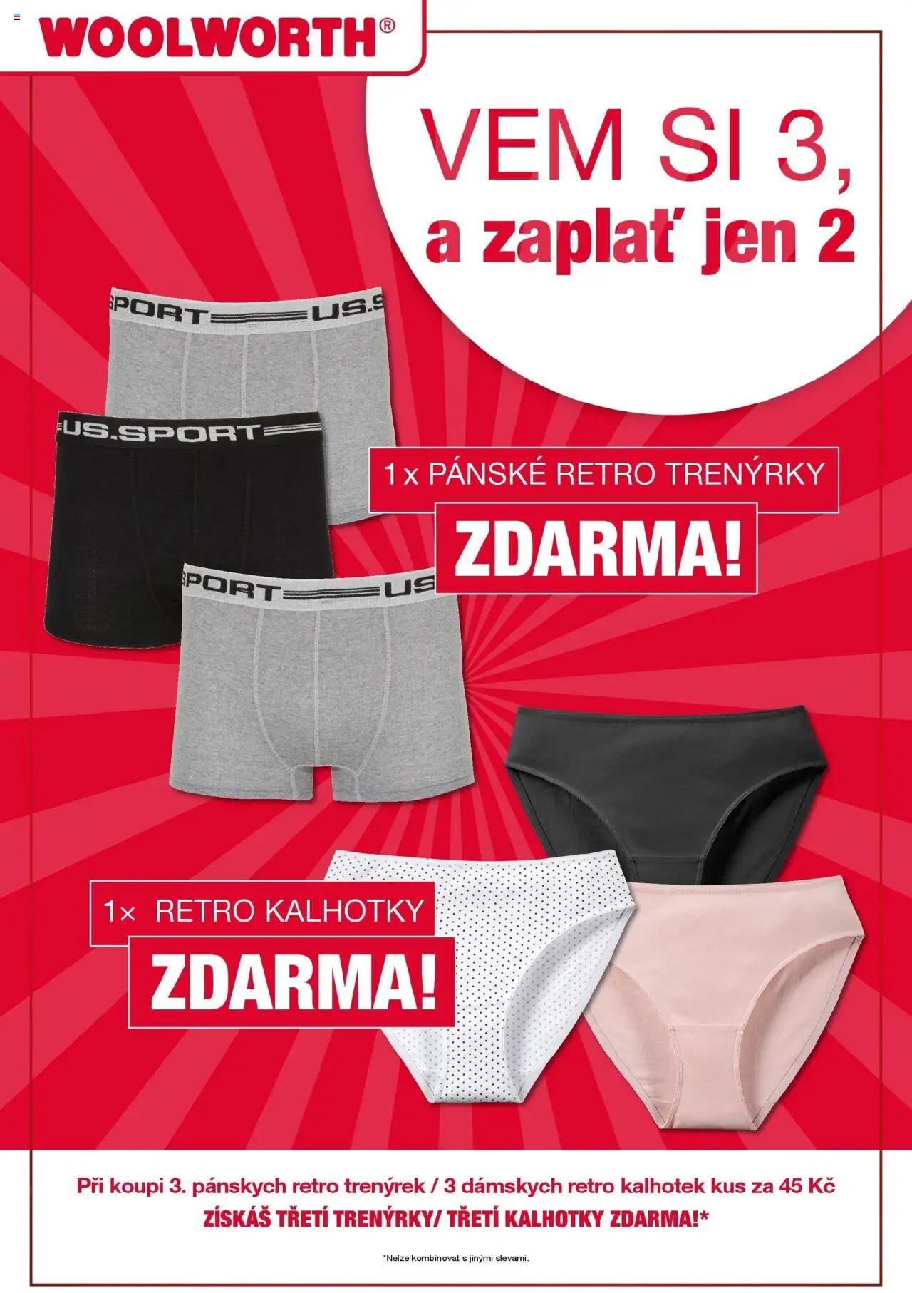 Woolworth leták od 04.08.2025 - akční nabídka | Strana: 19 | Produkty: Kalhotky, Trenýrky