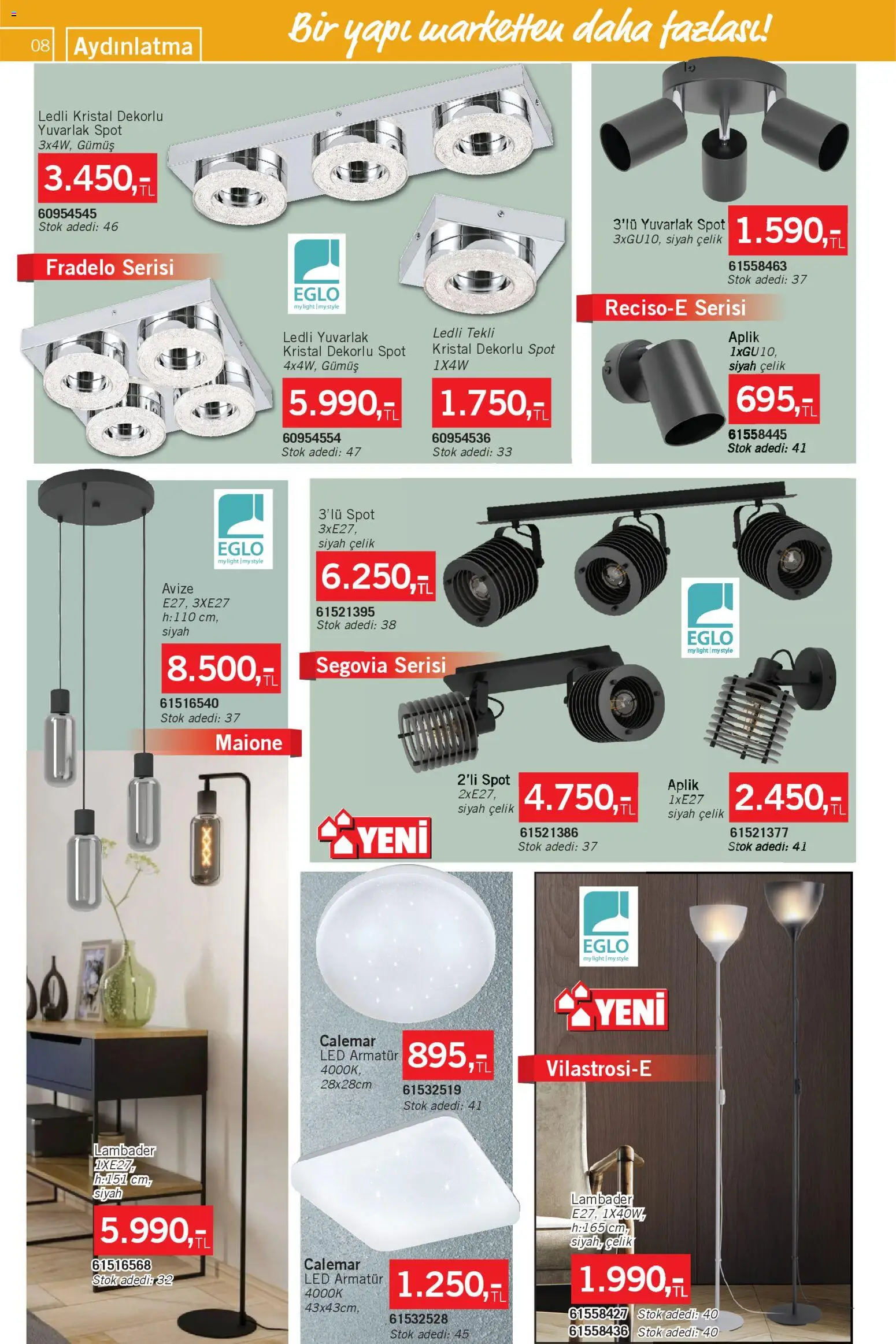 Bauhaus Katalog - 01.11.2025 tarihinden itibaren geçerlidir | Sayfa: 8