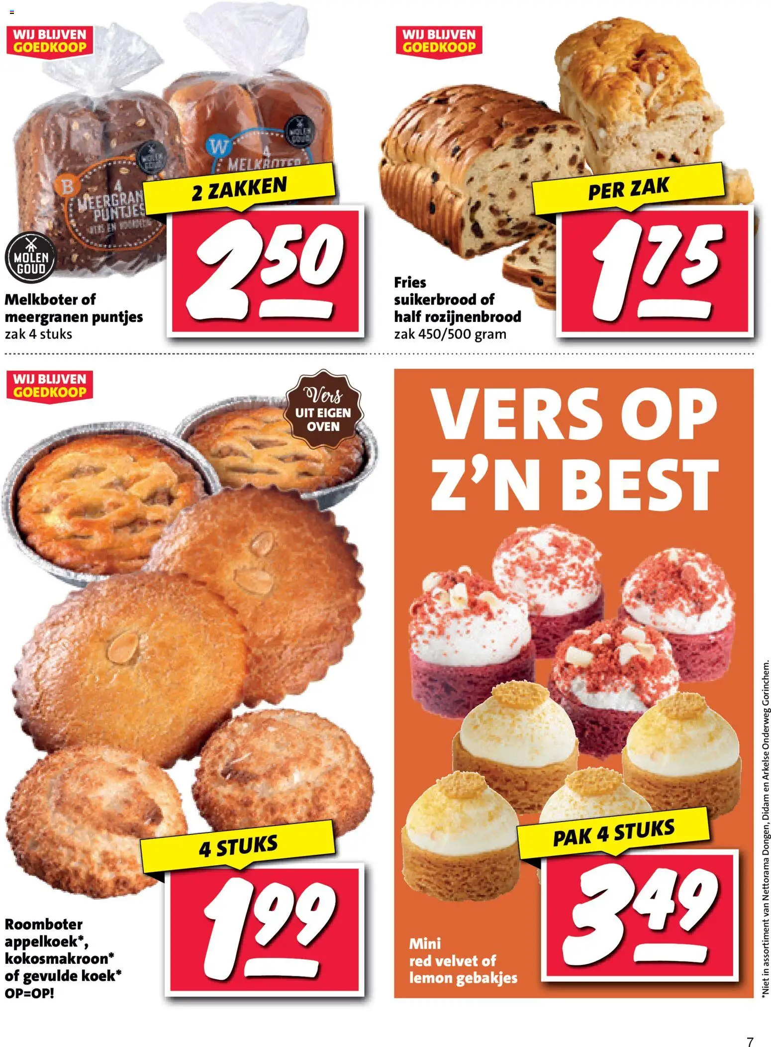 {H1} | Pagina: 7 | Producten: Roomboter, Zak, Oven