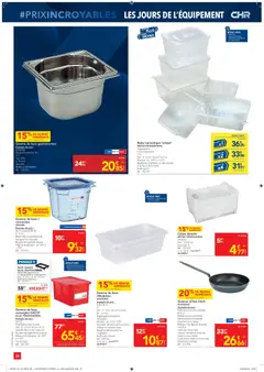 METRO - Prévisualisation de METRO Prix Incroyables CHR valide à partir de 26.03.2026 | Page: 24 | Produits: Couches, Four, Poêle, Poids