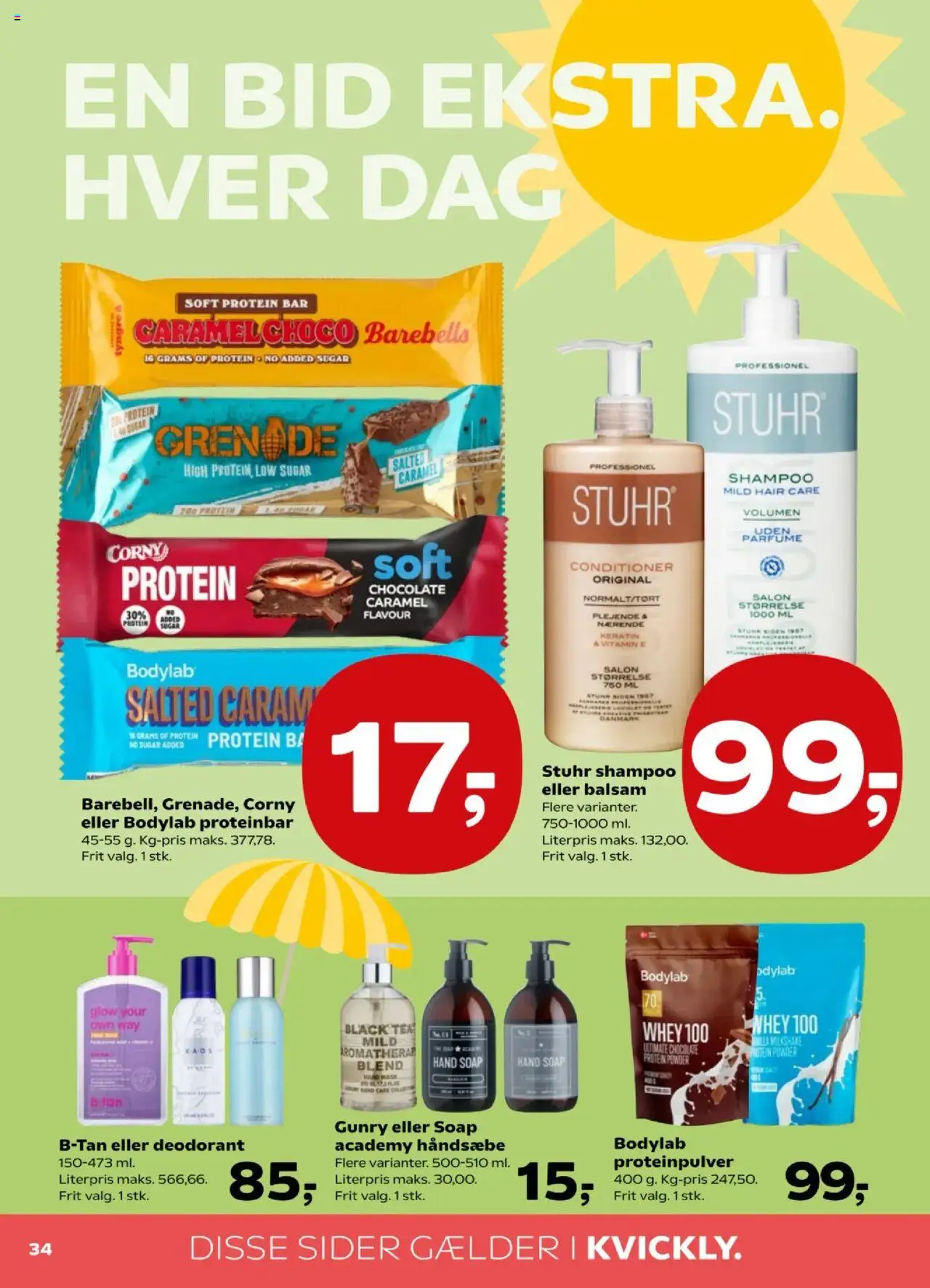 Kvickly Tilbudsavis gyldig fra 01.08.2025 | Side: 38 | Produkter: Parfume, Shampoo, Balsam, Deodorant
