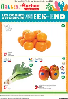 Auchan - Les bons plans du week-end dans votre super ! - Voorbeeld van een folder van Auchan, geldig van 26.02.2026