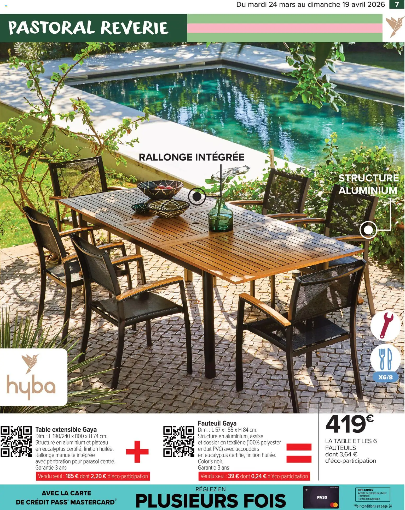 {H1} | Page: 9 | Produits: Plateau, Fauteuil, Table, Parasol