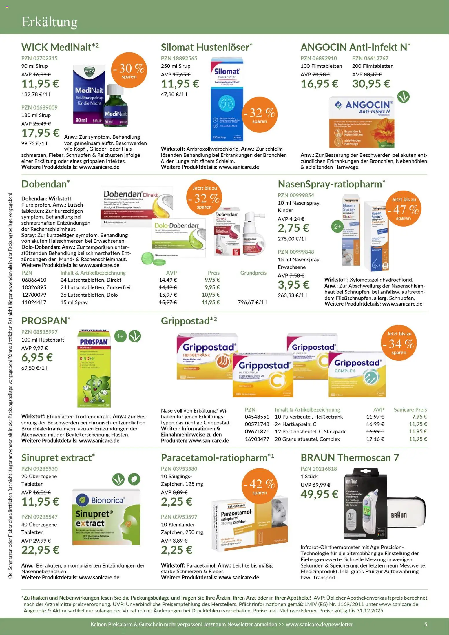 Sanicare Prospekt 	 – gültig ab 01.12.2025 | Seite: 5