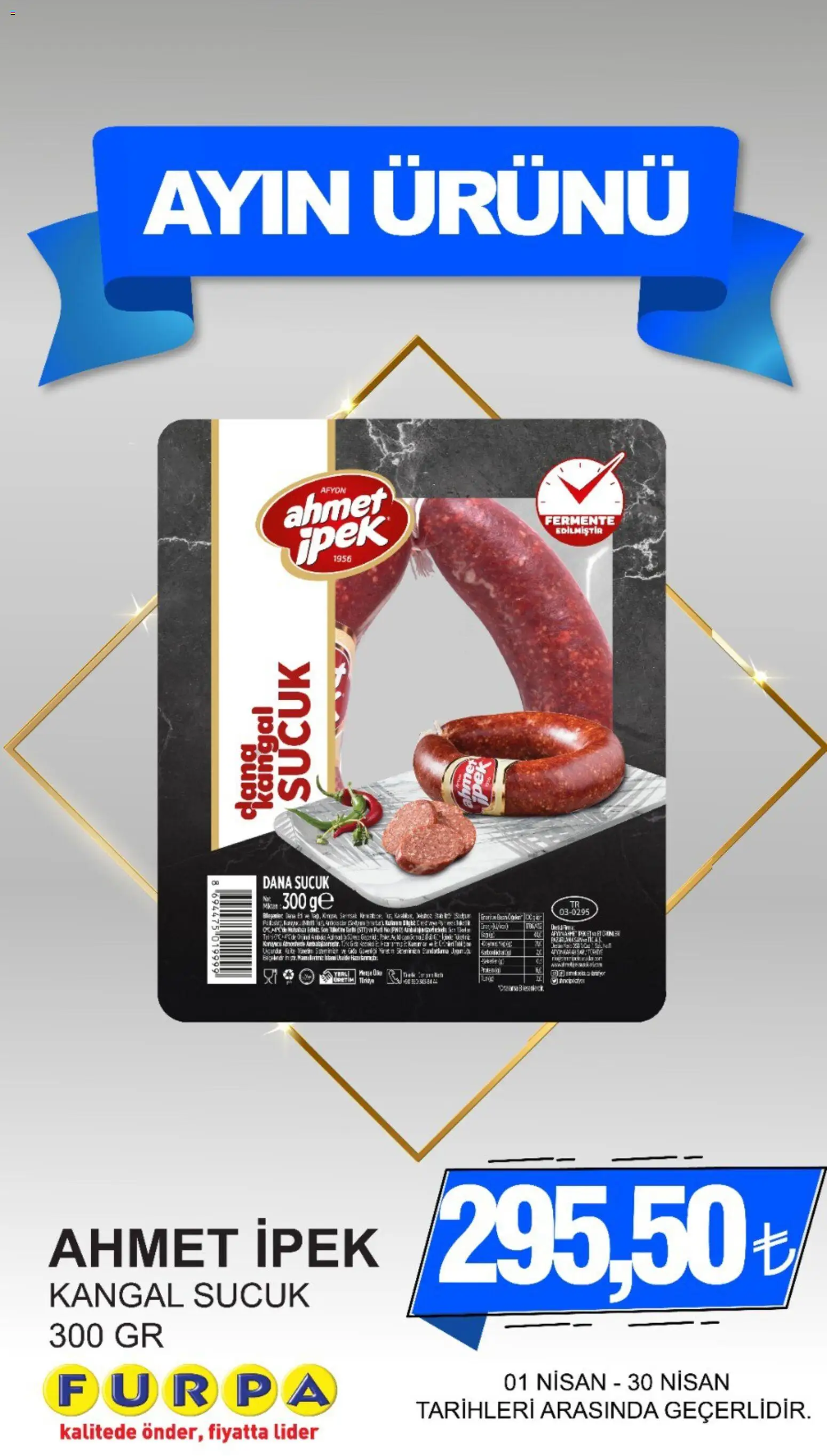 Furpa Katalog - 01.04.2026 tarihinden itibaren geçerlidir | Sayfa: 11 | Ürünler: Sucuk
