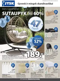 JYSK leidinys galioja nuo 31.03.2026