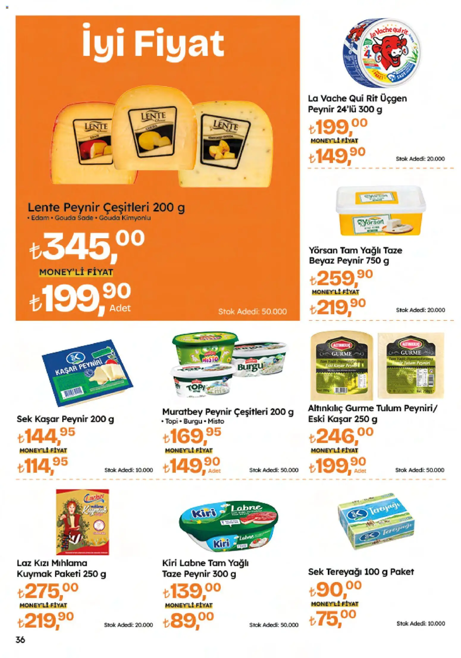Migros Katalog - 5M Migroskop Dijital - 12.03.2026 tarihinden itibaren geçerlidir | Sayfa: 36 | Ürünler: Tereyağı, Peynir, Tulum