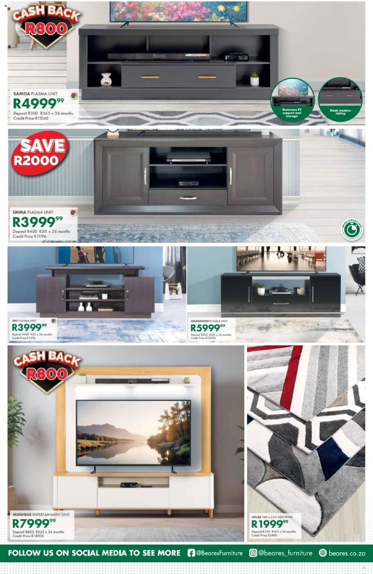 New Beares catalogue – valid from 13.04.2026 | Page: 5 | Products: TV, Plasma unit