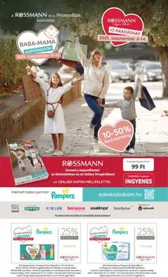 Rossmann akciós ujság - amely érvényes a következő dátumtól: 08.09.2025 | Oldal: 26 | Termékek: Pampers