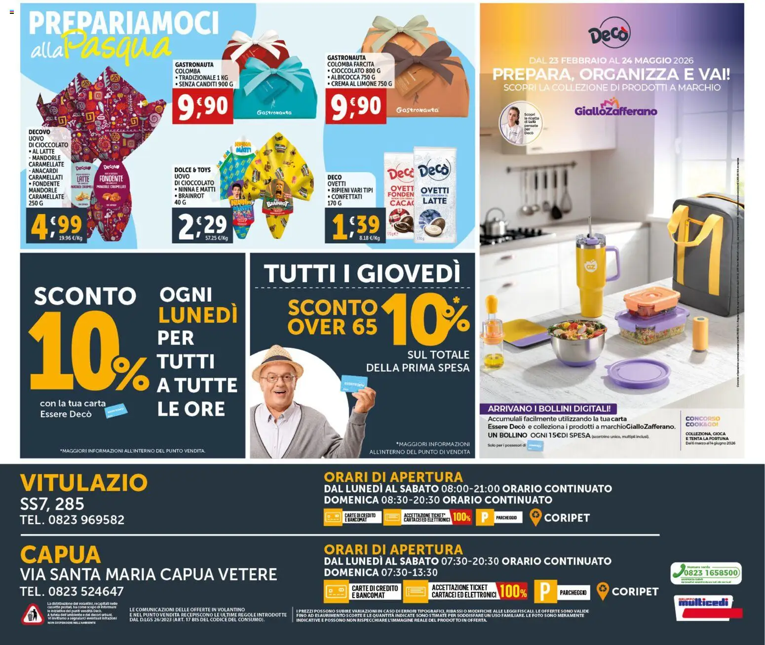 Volantino Decò del 23.02.2026 | Pagina: 20 | Prodotti: Latte, Limone, Anacardi, Mandorle