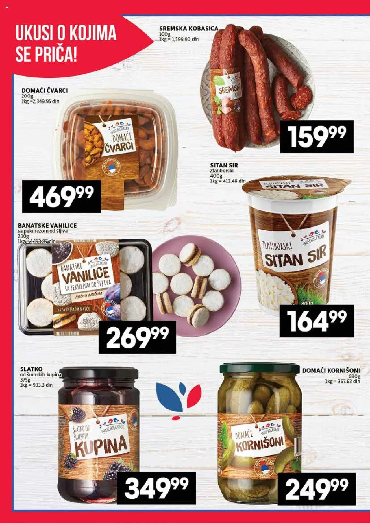 Roda katalog - važi od 02.10.2025 | Strana: 6 | Proizvode: Kupina, Čvarci, Sir, Kobasica