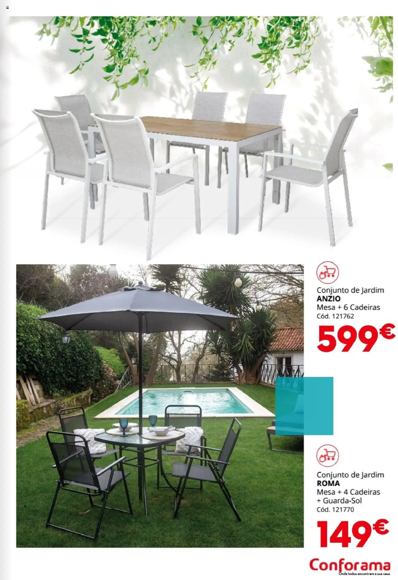 Conforama folheto │ válido de 20.03.2025 | Página: 17 | Produtos: Cadeiras, Mesa