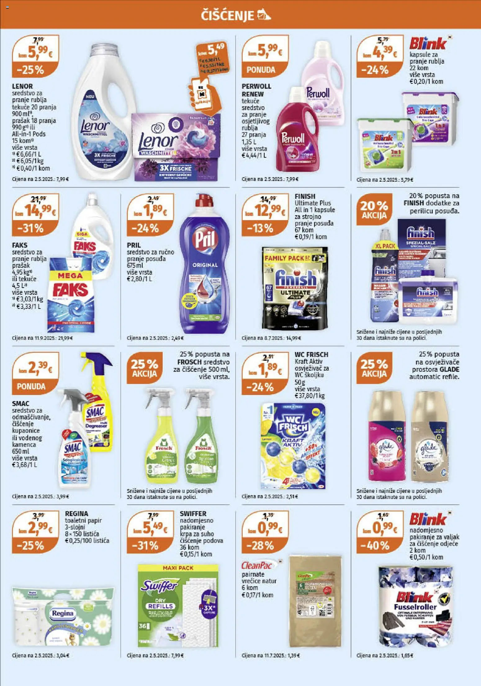 Müller katalog | vrijedi od 10.11.2025 | Stranica: 9 | Proizvodi: Faks, Krpa, Smac, Lenor