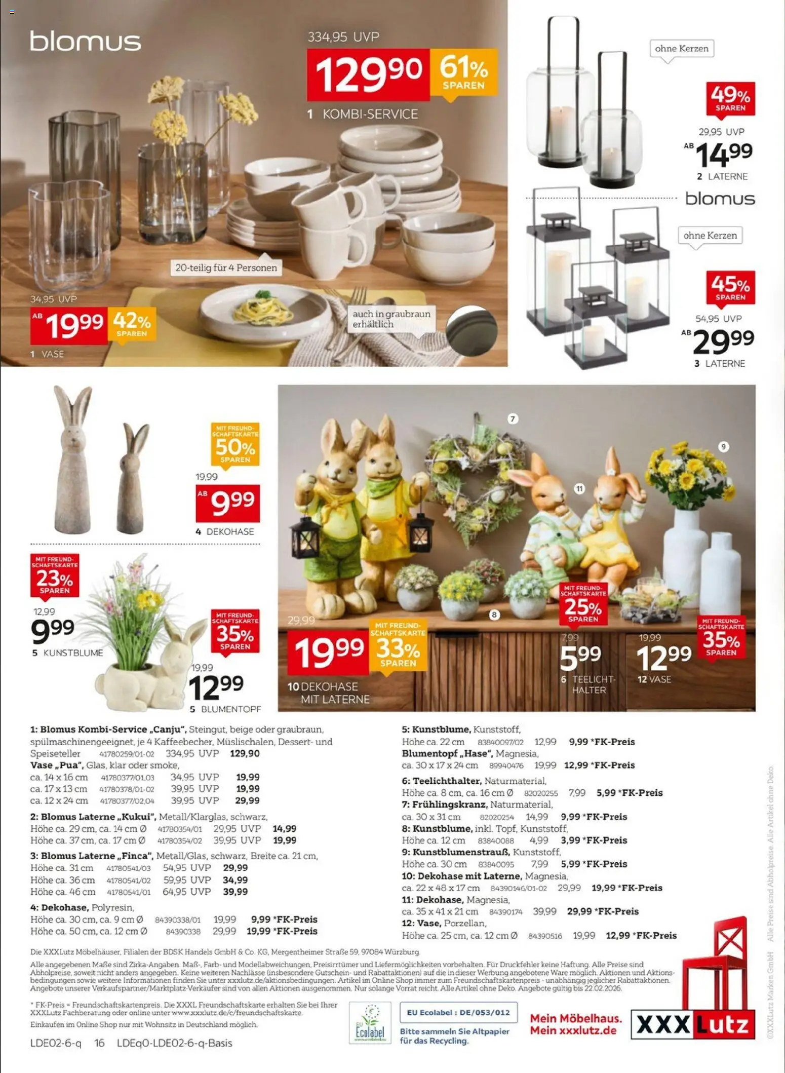 XXXL Lutz Wohnaccessoires – gültig ab 08.02.2026 | Seite: 20