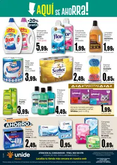Vista previa Unide folleto válido desde el 29.01.2026 | Página: 8 | Productos: Enjuague bucal, Detergente, Lavavajillas, Baño