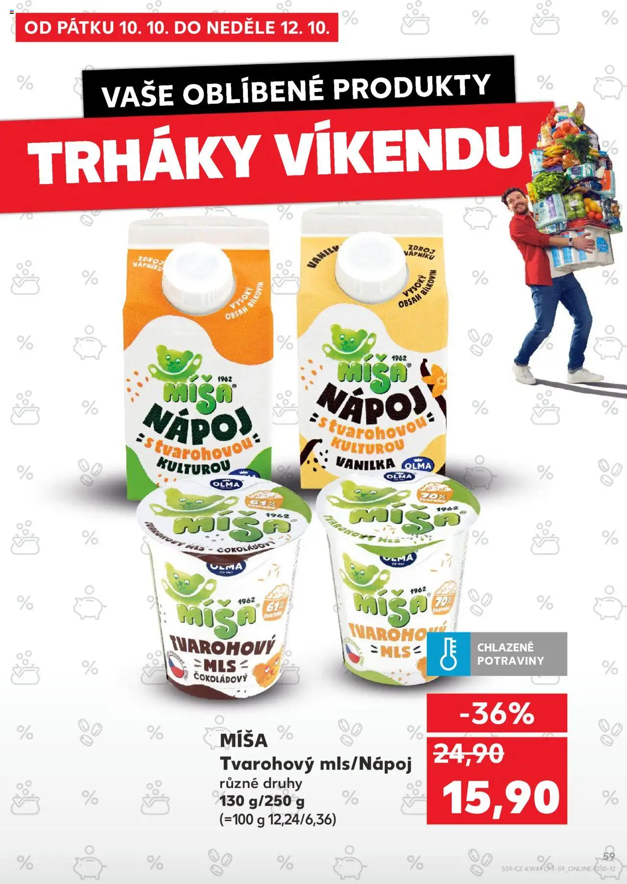 Kaufland leták - Praha 8 od 08.10.2025 | Strana: 59 | Produkty: Tvaroh, Potraviny