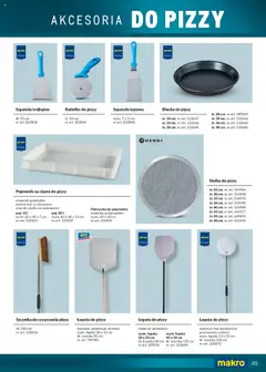Makro Gazetka - Katalog produktów dla profesjonalnej Gastronomii od 24.02.2025 | Strona: 45 | Produkty: Pojemnik na ciasto, Ciasto, Siatka, Szczotka