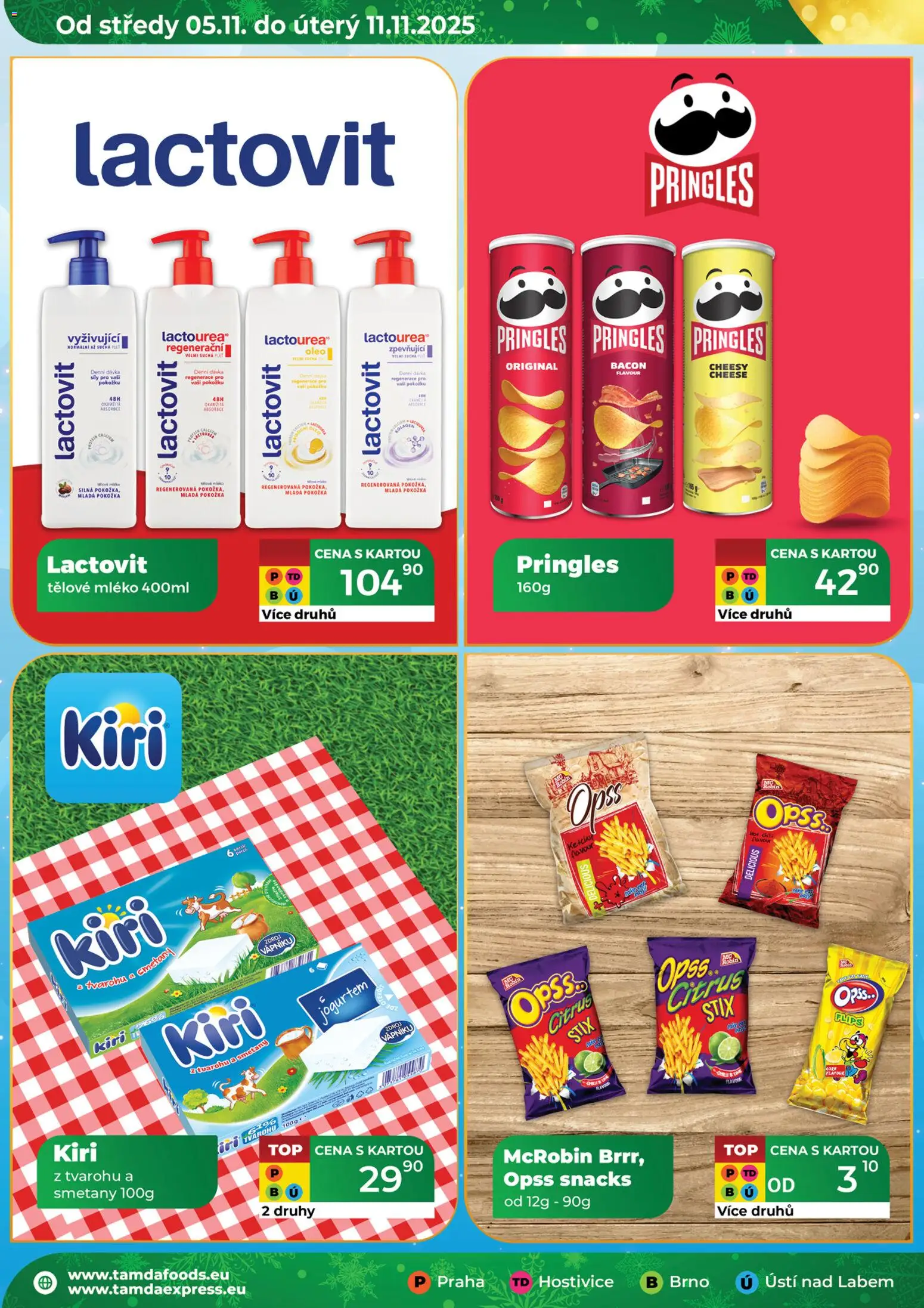 Tamda Foods leták od 05.11.2025 | Strana: 24 | Produkty: Tělové mléko, Pringles, Kolagen, Lactovit