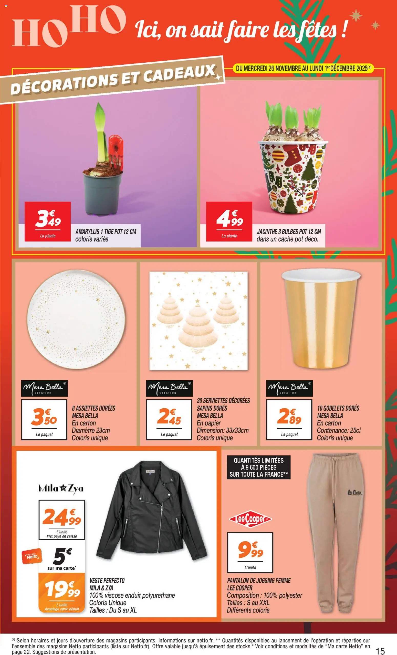 {H1} | Page: 15 | Produits: Veste, Pantalon