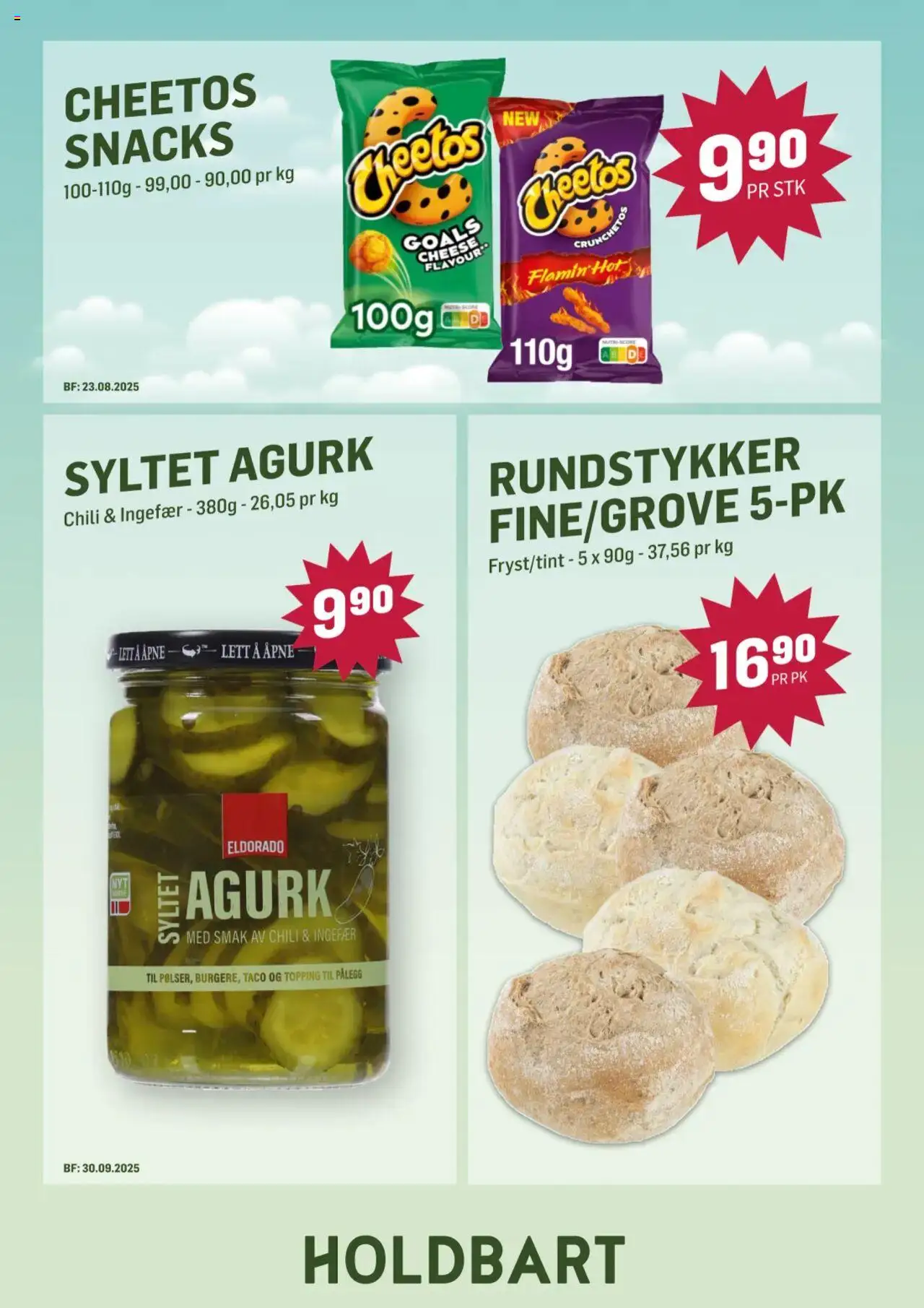  | Side: 2 | Produkter: Snacks, Rundstykker, Agurk, Rjuha