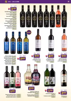 Libex leták platný od 03.11.2025 | Strana: 25 | Produkty: Víno, Ríbezľové víno, Rúžové víno, Červené víno
