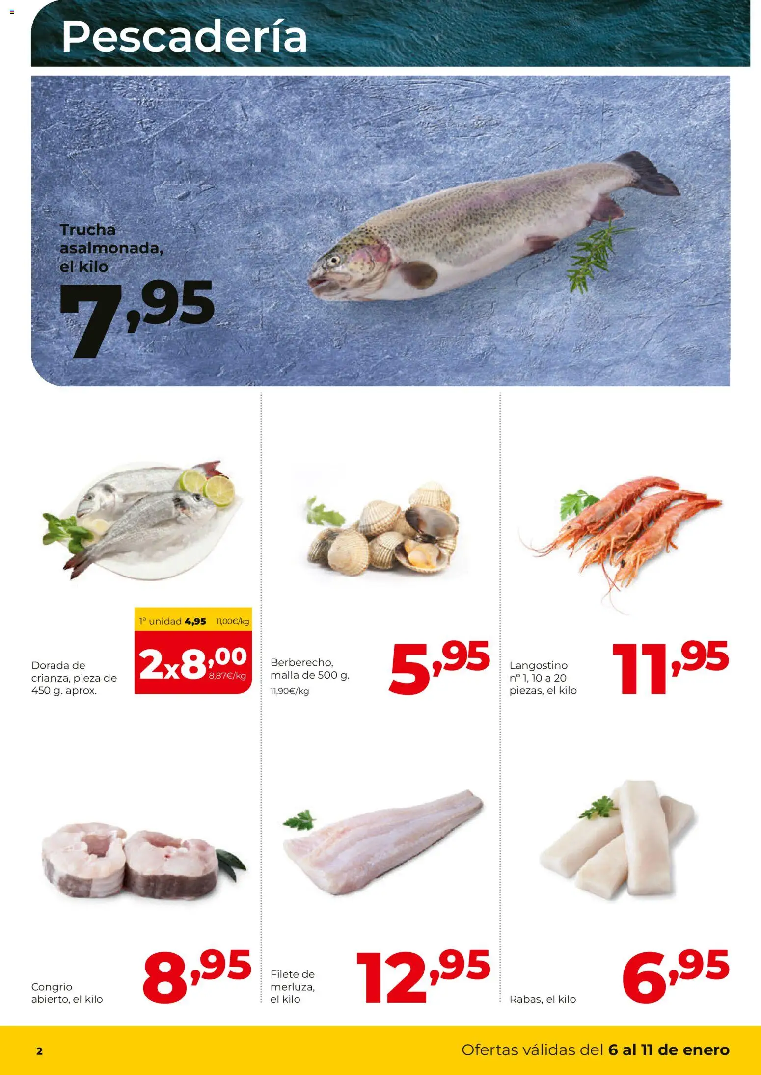 Alimerka folleto Asturias │ válido desde el 05.01.2026 | Página: 2 | Productos: Filete, Langostino