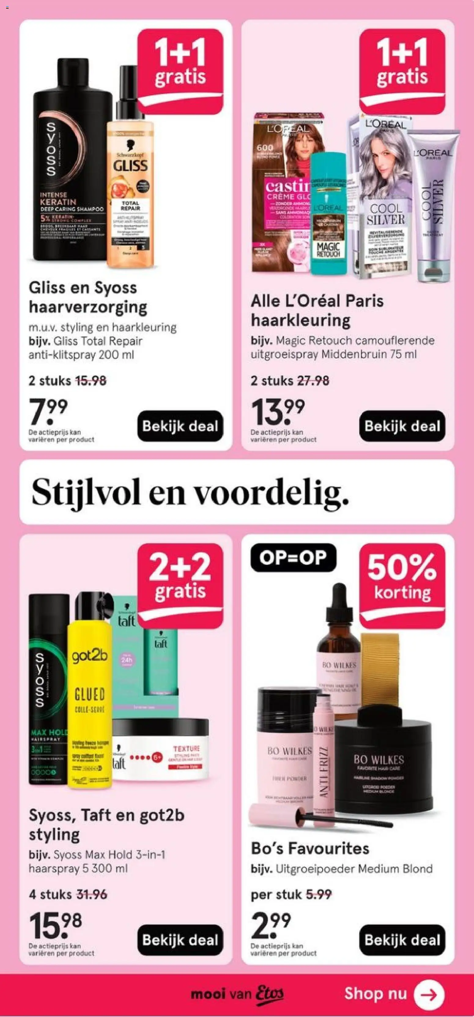 {H1} | Pagina: 15 | Producten: Kan, Shampoo, Haarspray, Crème