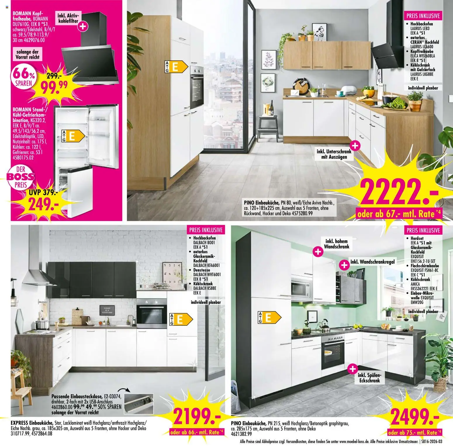 SB Möbel Boss Prospekt 	 – gültig ab 11.04.2026 | Seite: 3
