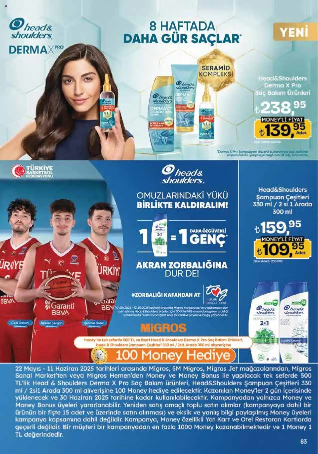 Migros Katalog - 5M Migroskop Dijital - 22.05.2025 tarihinden itibaren geçerlidir | Sayfa: 83 | Ürünler: Şampuan