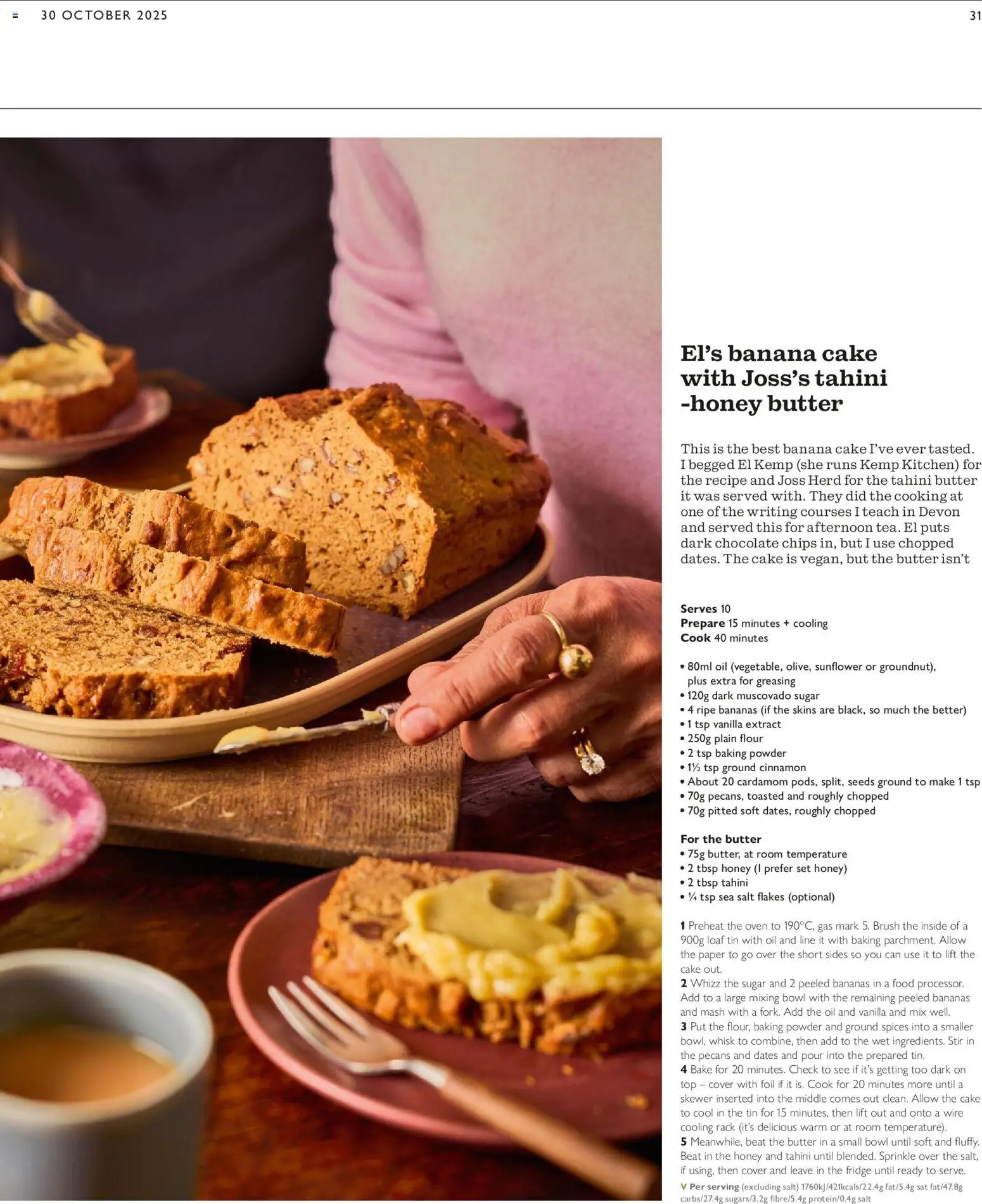 {H1} | Page: 31 | Products: Oil, Chocolate, Bananas, The oven