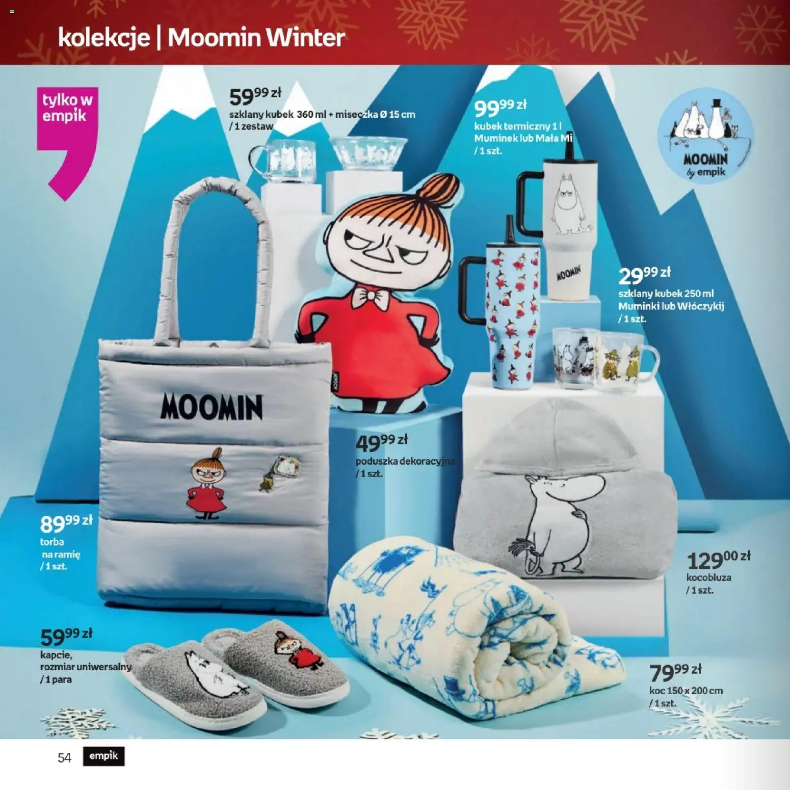 Empik promocje - Xmas Zabawki od 26.11.2025 | Strona: 54 | Produkty: Torba, Poduszka, Koc