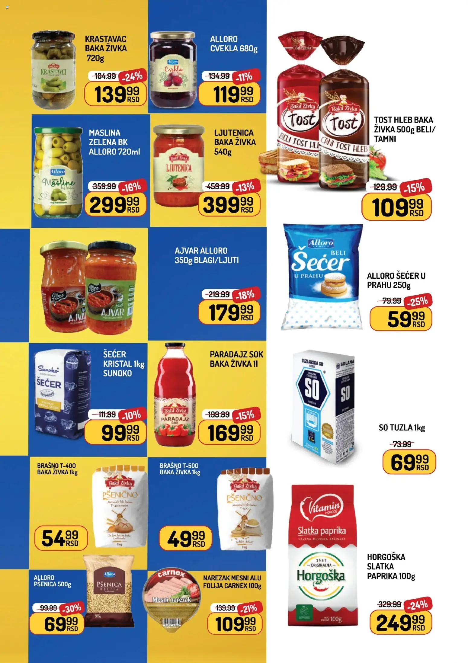 Aman katalog - važi od 31.10.2025 | Strana: 7 | Proizvode: Masline, Ajvar, Šećer, So