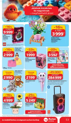 Auchan akciós újság - amely érvényes a következő dátumtól: 05.03.2026 | Oldal: 53