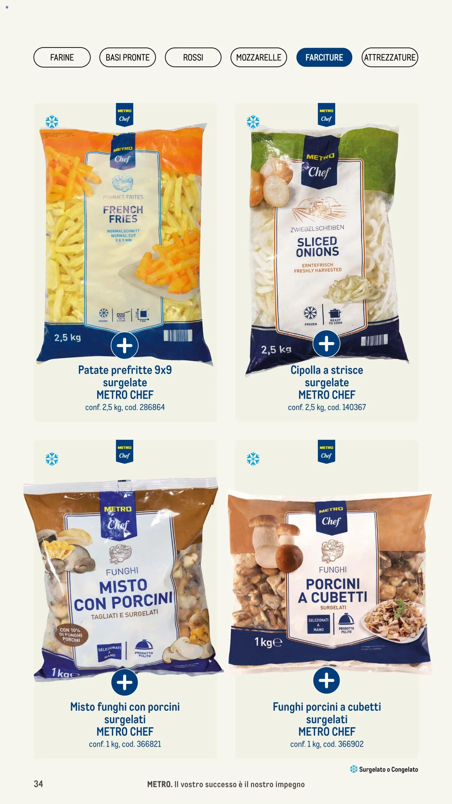 Volantino Metro del 08.01.2026 | Pagina: 34 | Prodotti: Patate, Funghi