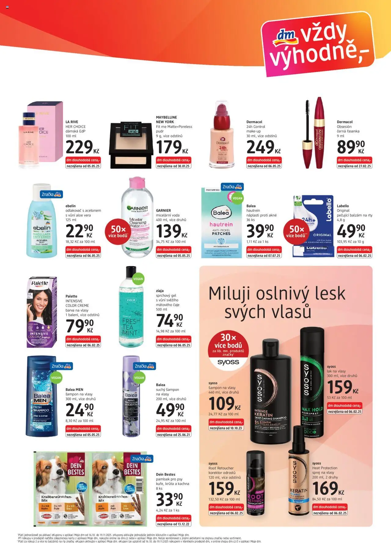 dm drogerie leták - Express od 16.10.2025 | Strana: 3 | Produkty: Ziaja, Kachna, Řasenka, Barva na vlasy