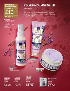 Preview of AVON - Offers valid from 01.12.2025 | Page: 224 | Products: Mask, Lavender, Tea