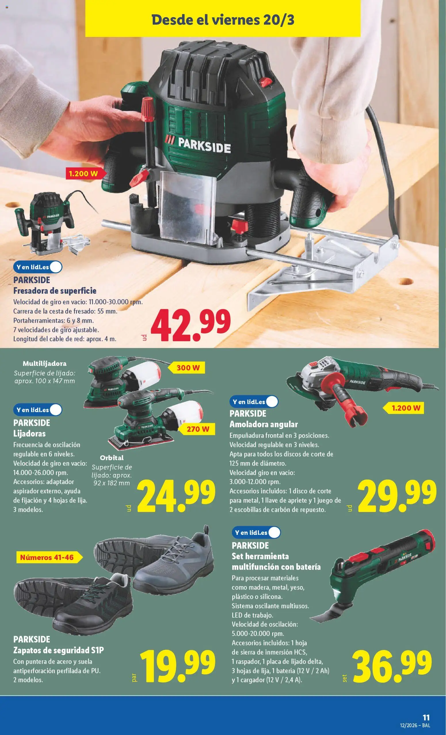 Lidl folleto de bazar │ válido desde el 16.03.2026 | Página: 21 | Productos: Cable, Disco, Adaptador, Batería