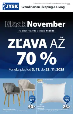 JYSK leták platný od 03.11.2025