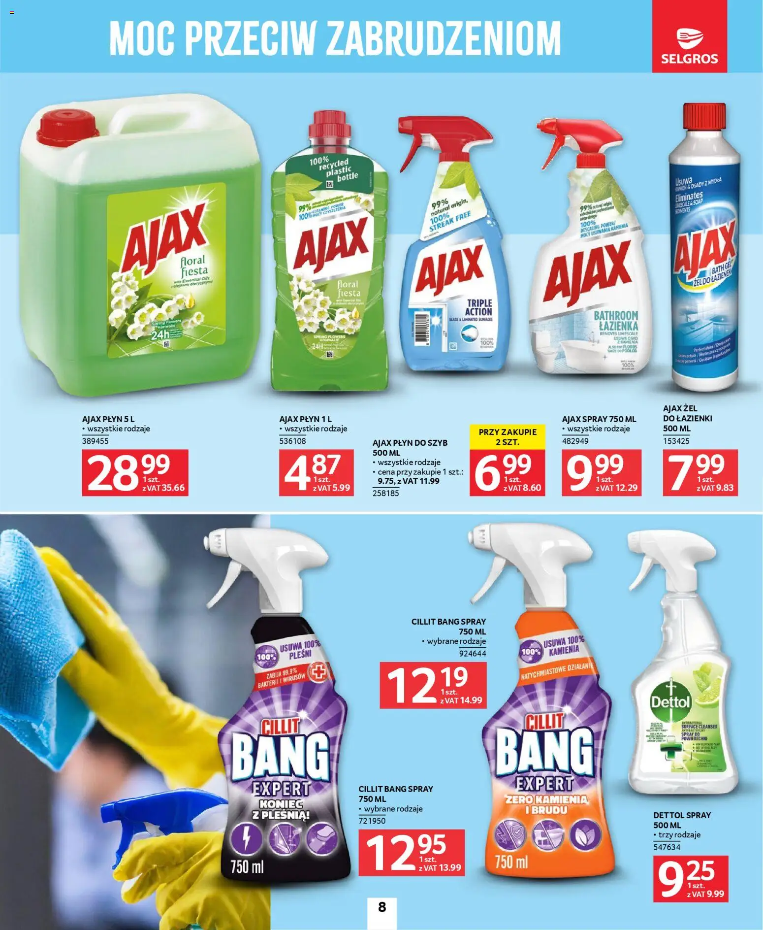Selgros cash&carry gazetka - Sprzątanie od 26.03.2026 | Strona: 8