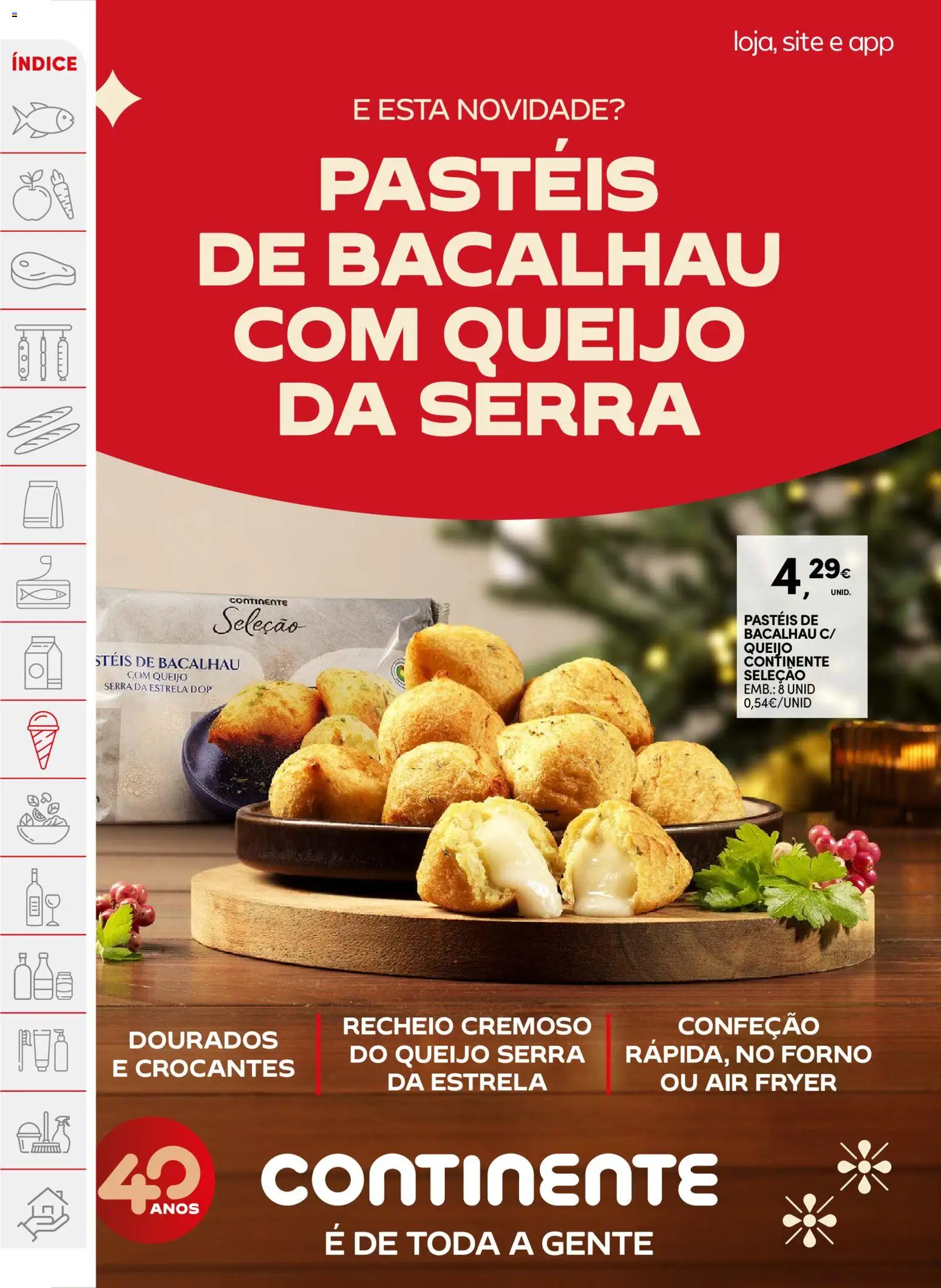 Continente folheto │ válido de 16.12.2025 | Página: 38 | Produtos: Forno, Air fryer, Bacalhau, Queijo