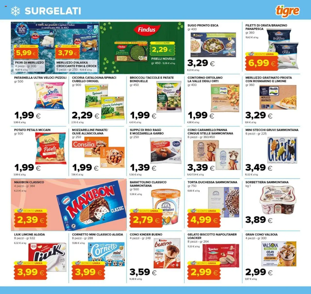 Volantino Tigre del 07.08.2025 | Pagina: 9 | Prodotti: Rosmarino, Merluzzo, Torta, Sugo