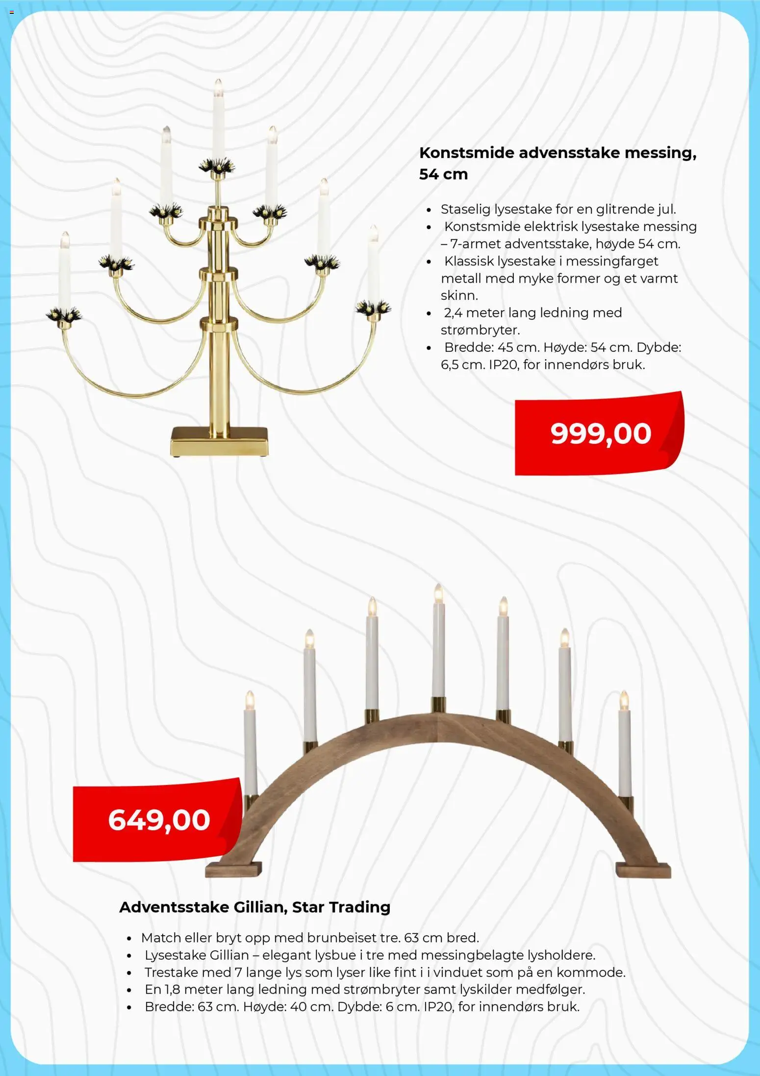 {H1} | Side: 3 | Produkter: Ledning, Lys