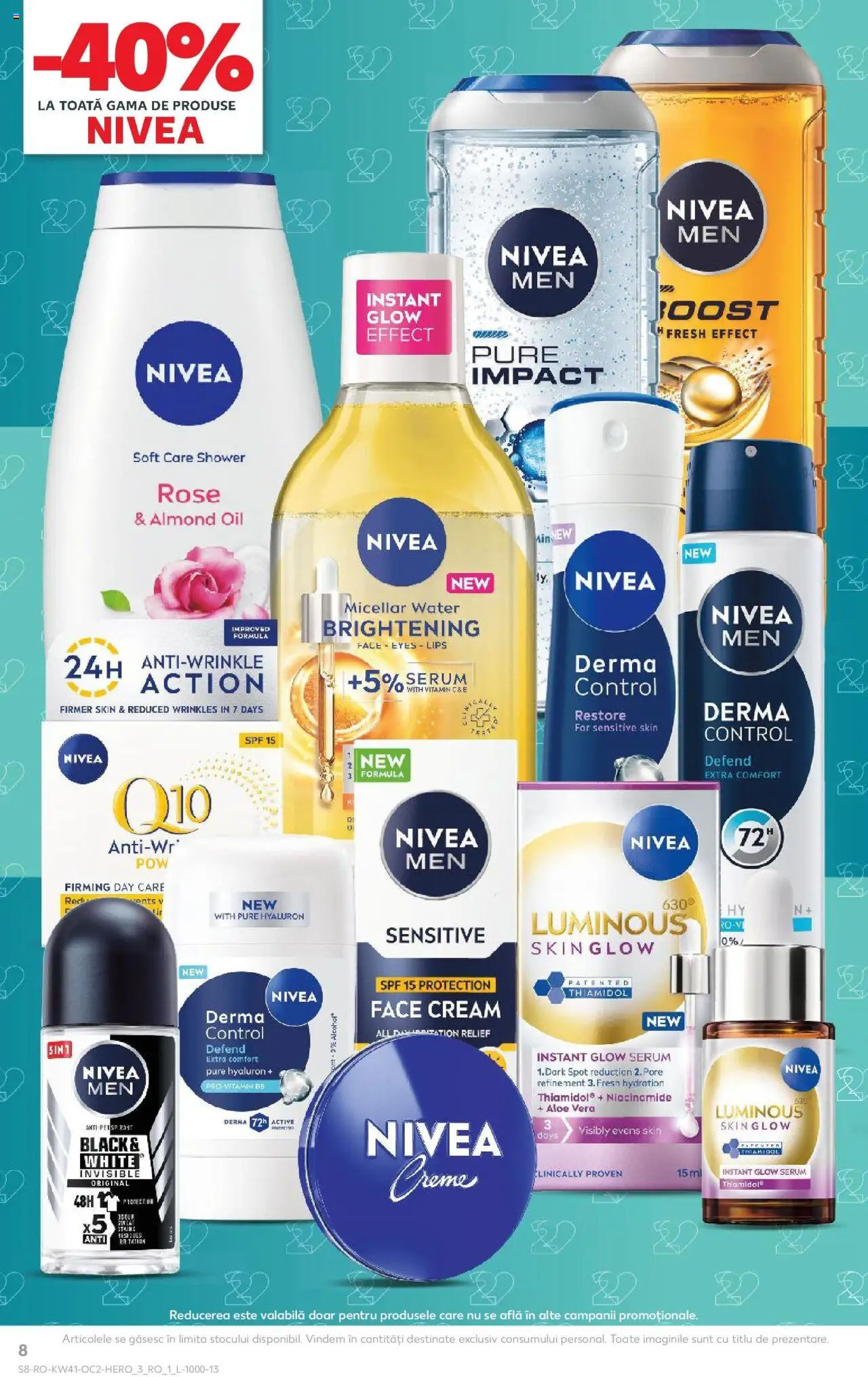 Noul catalog Kaufland – valabil de la 08.10.2025 | Pagină: 8 | Produse: Serum, Aloe vera, Peluş Köpek Yatağı, Antiperspirant