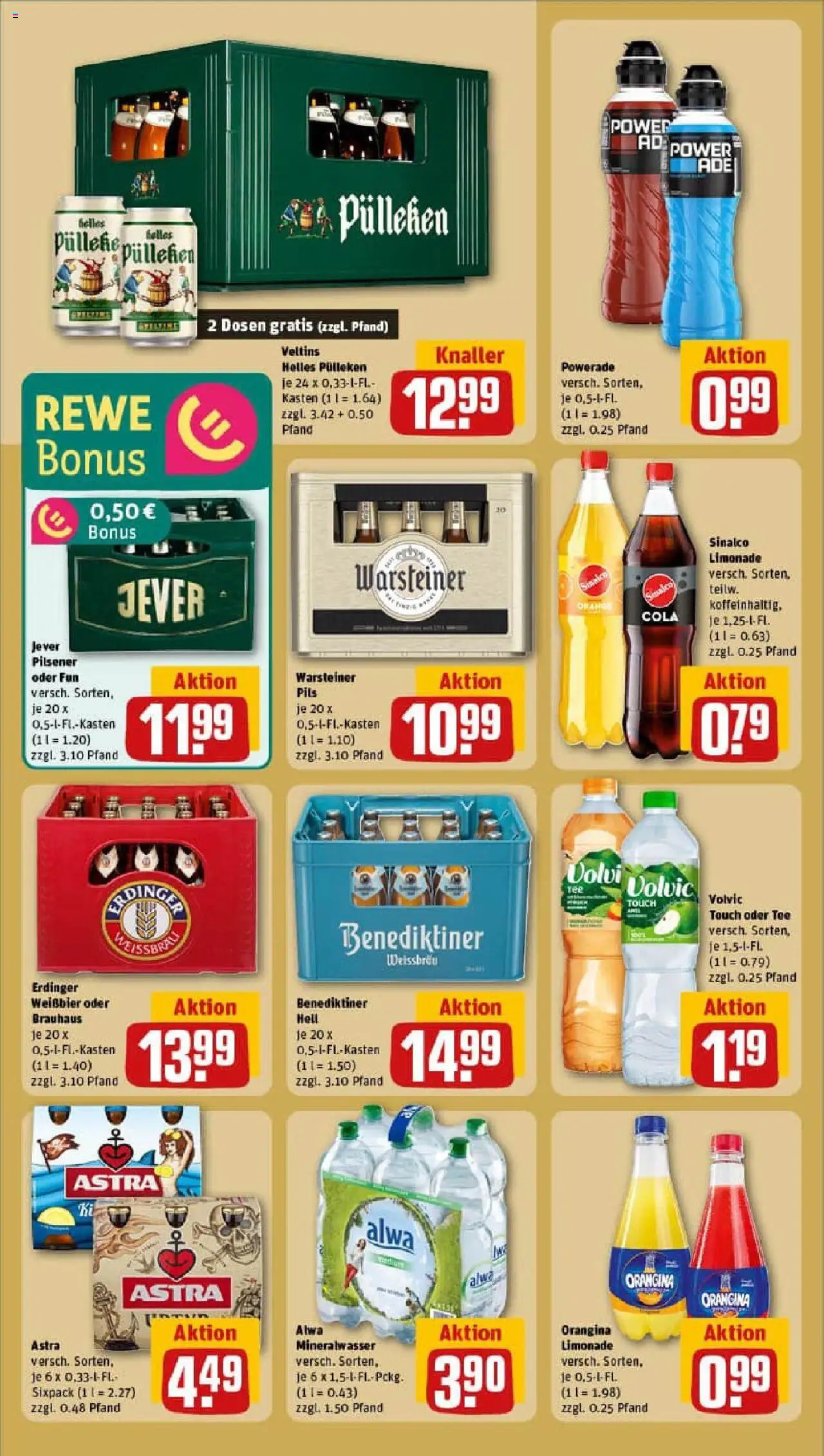 Rewe prospekt Ebersbach	 - gültig ab dem 20.07.2025 | Seite: 22 | Produkte: Cola, Powerade, Jever, Veltins