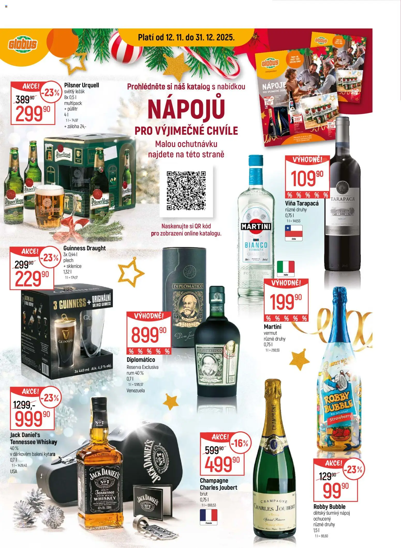 Globus leták - Opava od 10.12.2025 | Strana: 13 | Produkty: Globus, Plech, Champagne, Diplomatico Reserva Exclusiva