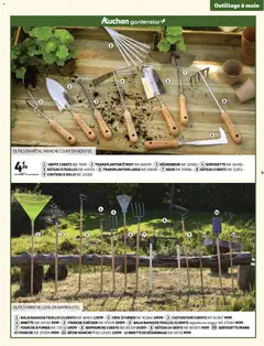 Auchan - Prévisualisation de Auchan - Jardinage, meubles jardin valide à partir de 03.03.2026 | Page: 9 | Produits: Balai, Rateau