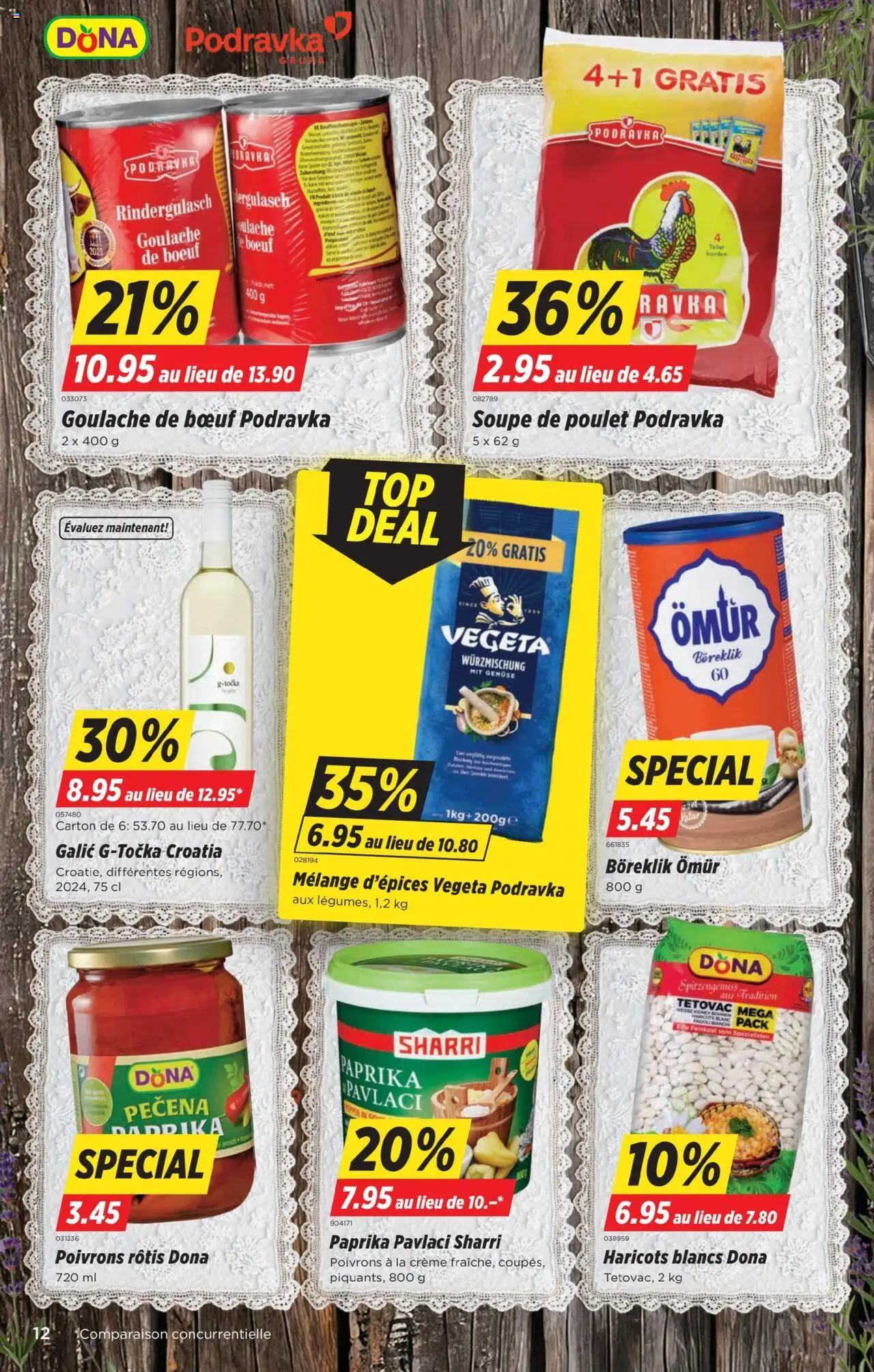 Denner Aktionen FR ab 12.08.2025 | Seite: 12 | Produkte: Gemüse, Creme