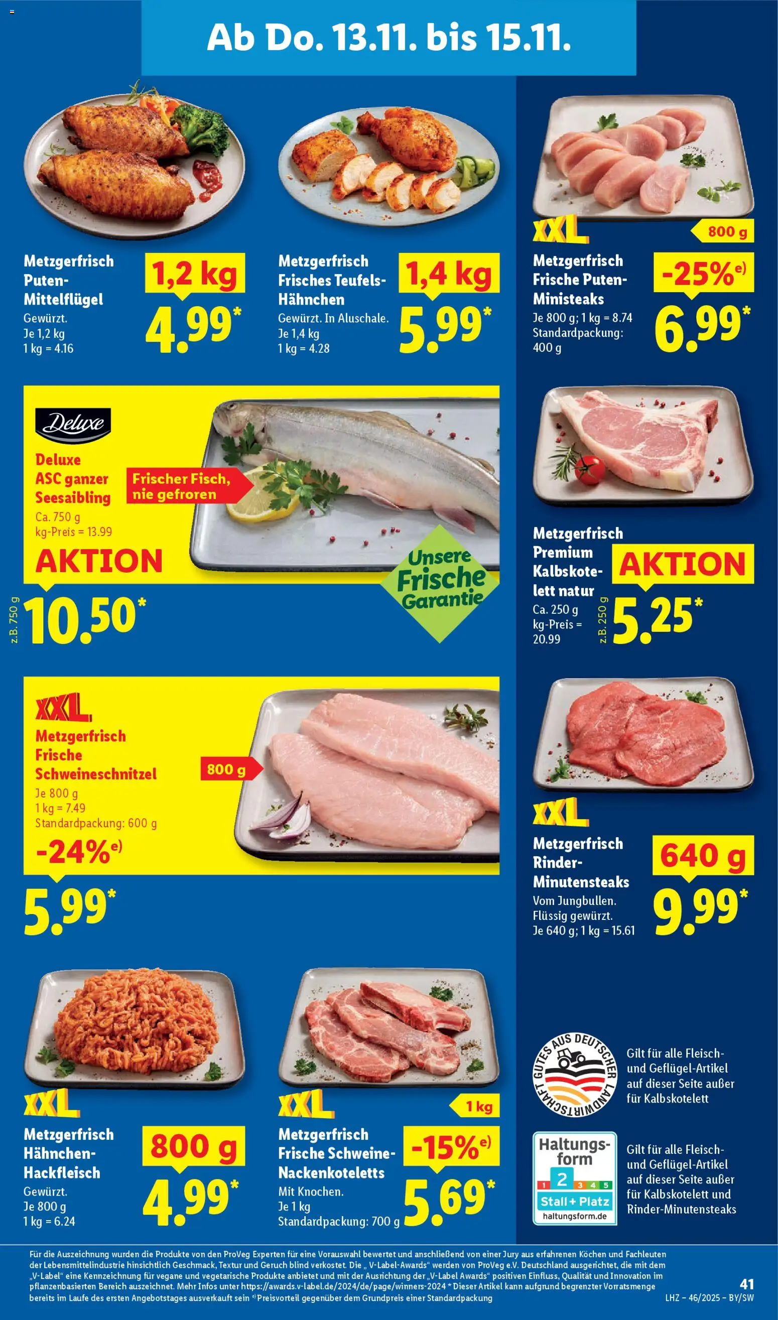 Lidl Prospekt Kornwestheim – gültig ab 10.11.2025 | Seite: 59 | Produkte: Hahnchen, Fleisch, Hackfleisch