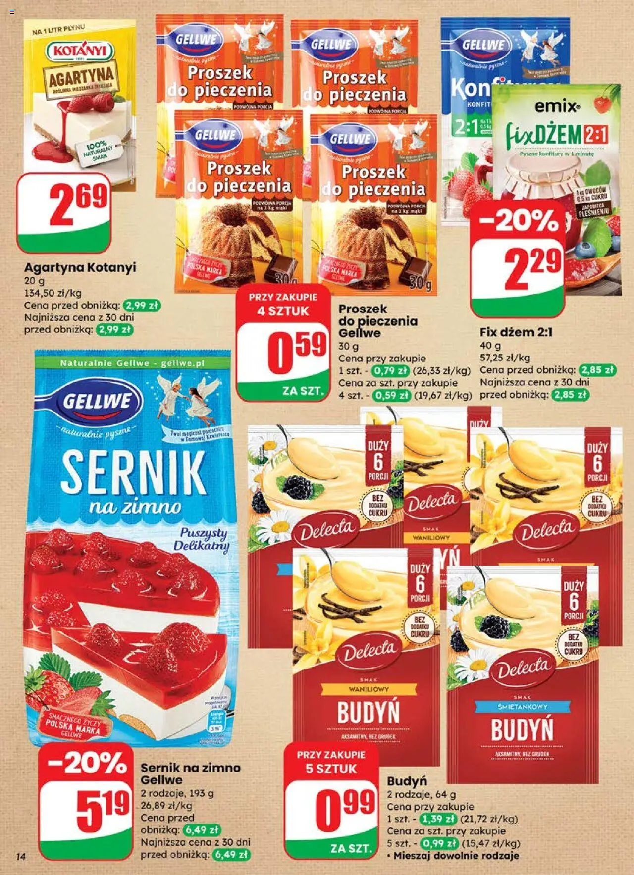 Dino Gazetka od 25.06.2025 | Strona: 14 | Produkty: Dżem